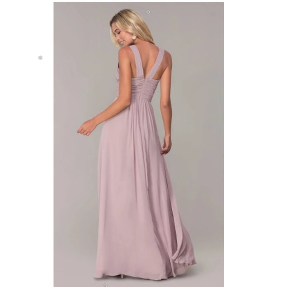 Pink Chiffon Maxi Dress - Picture 3 of 11